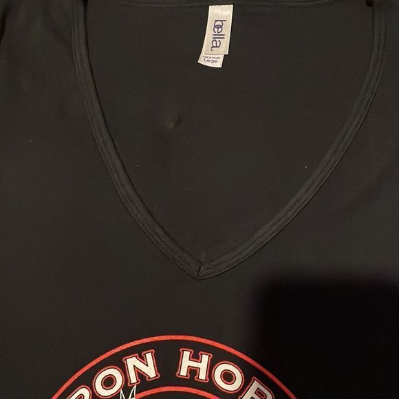 Made for your curves. Biker chick cool, cap sleeve, figure hugging graphic tee - Picture 2 of 3